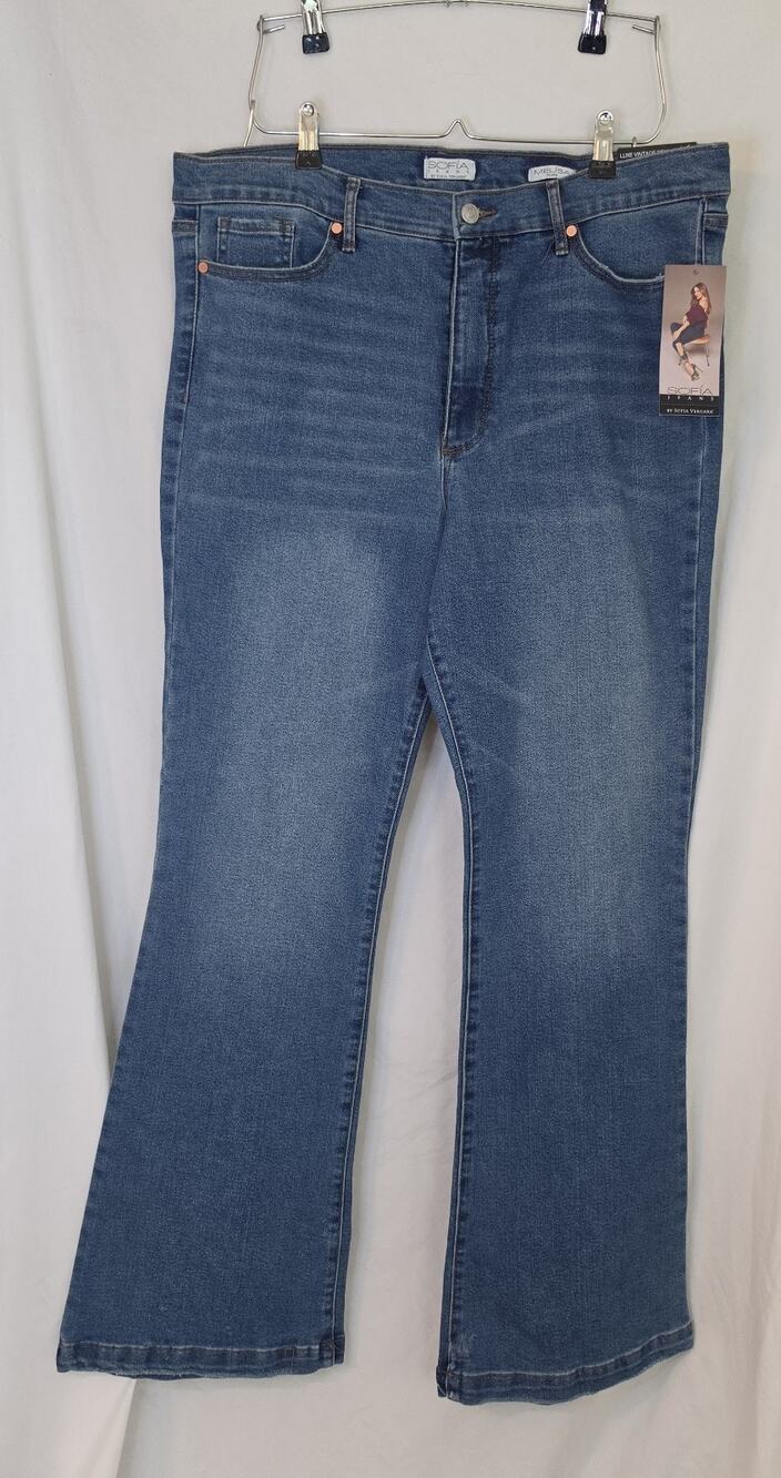 Sophia Jeans By Sophia Vergara Bootcut Size 18 NWT